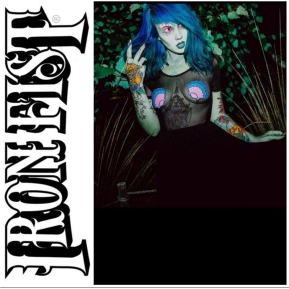 NEW! Iron Fist Black Mermaid For Life Night Out Dress XL